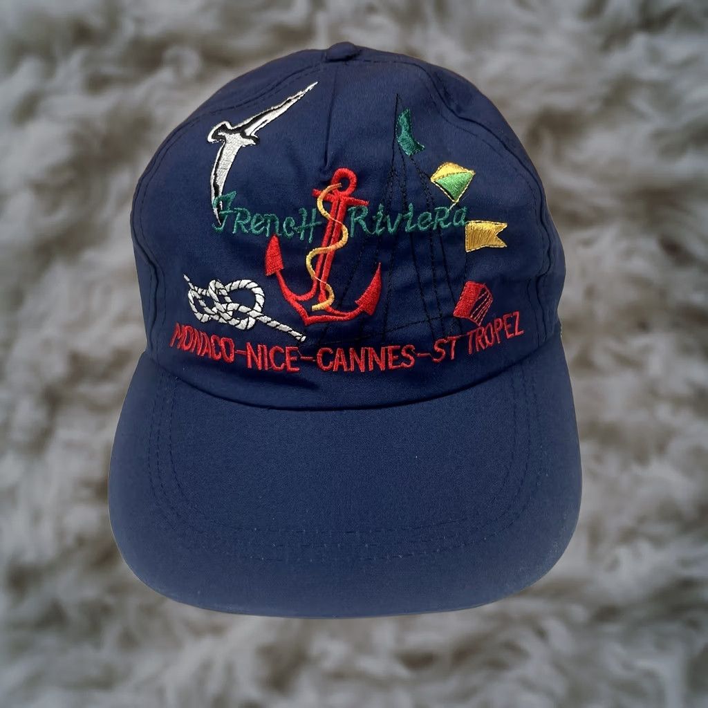 Rivieras Frencit Riviera Hat Cap Adult Adjustable SnapBack Baseball Trucker Embroidered Size ONE SIZE - 1 Thumbnail