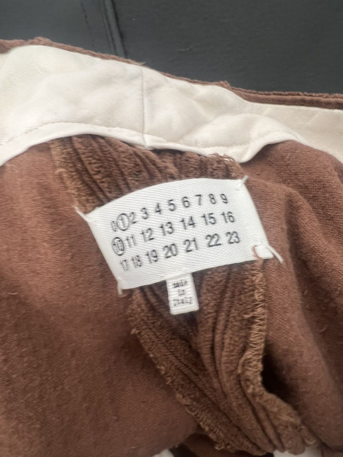 Designer × Maison Margiela Maison Margiela Brown Corduroy Cropped Pants Size US 32 / EU 48 - 3 Thumbnail