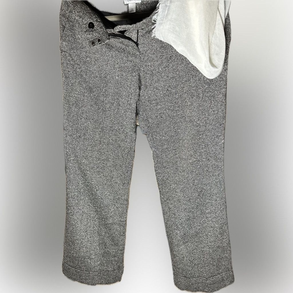 Loft Ann Taylor Loft Julie Wool Blend, Fully-lined Tweed Trousers Size 27" / US 4 / IT 40 - 1 Thumbnail