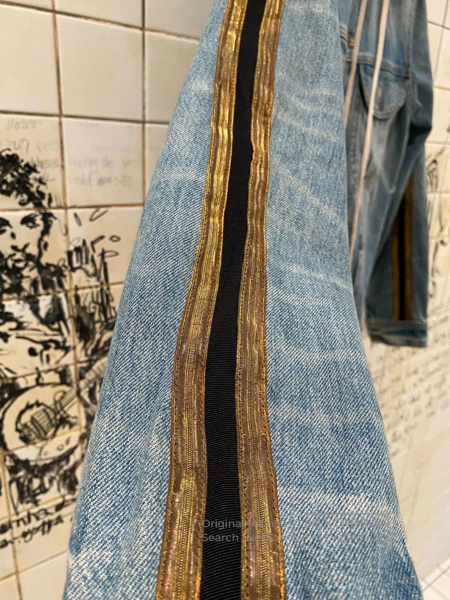 Greg Lauren Greg Lauren Layered Hooded Denim Jacket. Size US M / EU 48-50 / 2 - 5 Thumbnail