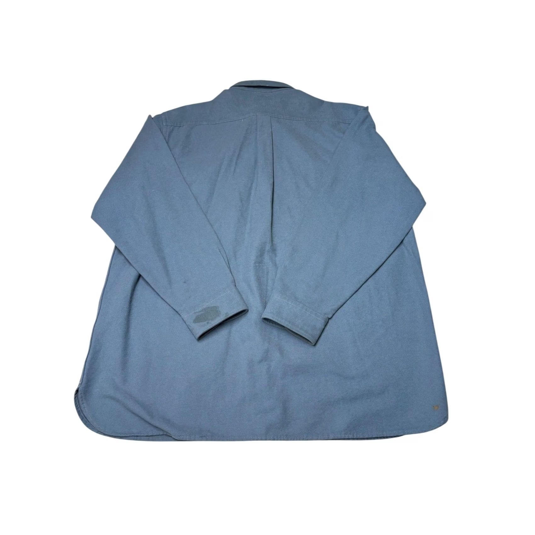 Vintage VINTAGE LL Bean Chamois Cloth Shirt Mens XL Tall Blue Heavyweight Cotton Button Down Size US XL / EU 56 / 4 - 5 Thumbnail
