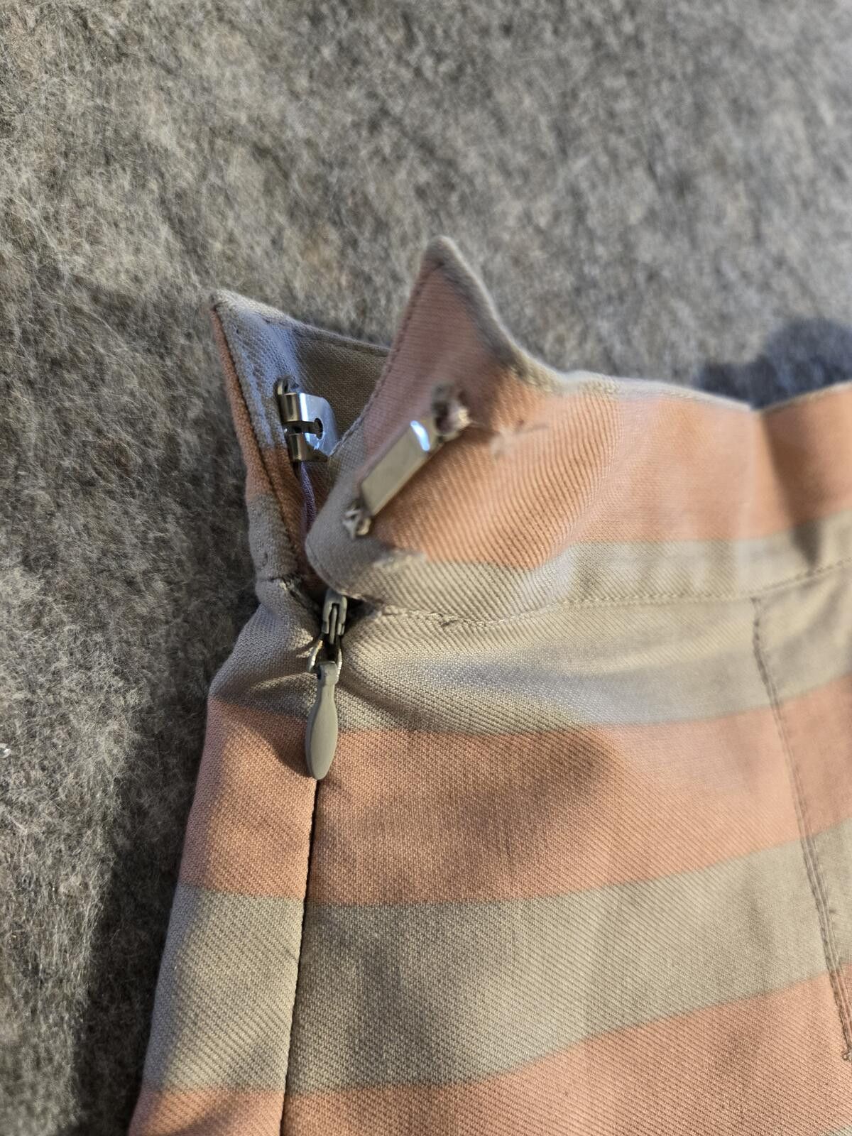 Other Anthropologie Calter Sweet Life Striped Pleated Skirt Preppy Size 28" / US 6 / IT 42 - 7 Thumbnail