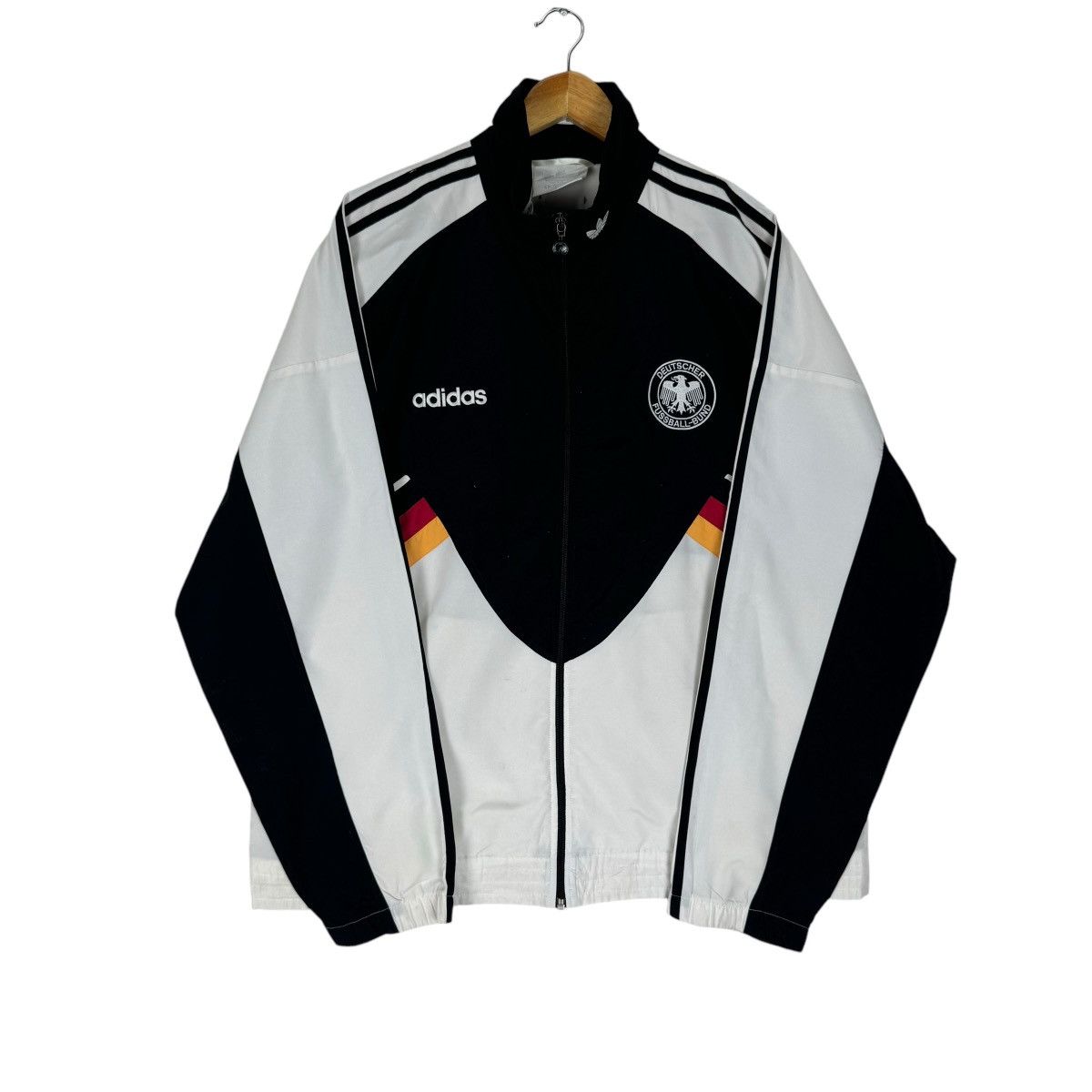 Adidas × Descente ⚡️VINTAGE 90s ADIDAS GERMANY 1994-96 TRACK JACKET Size US L / EU 52-54 / 3 - 2 Thumbnail