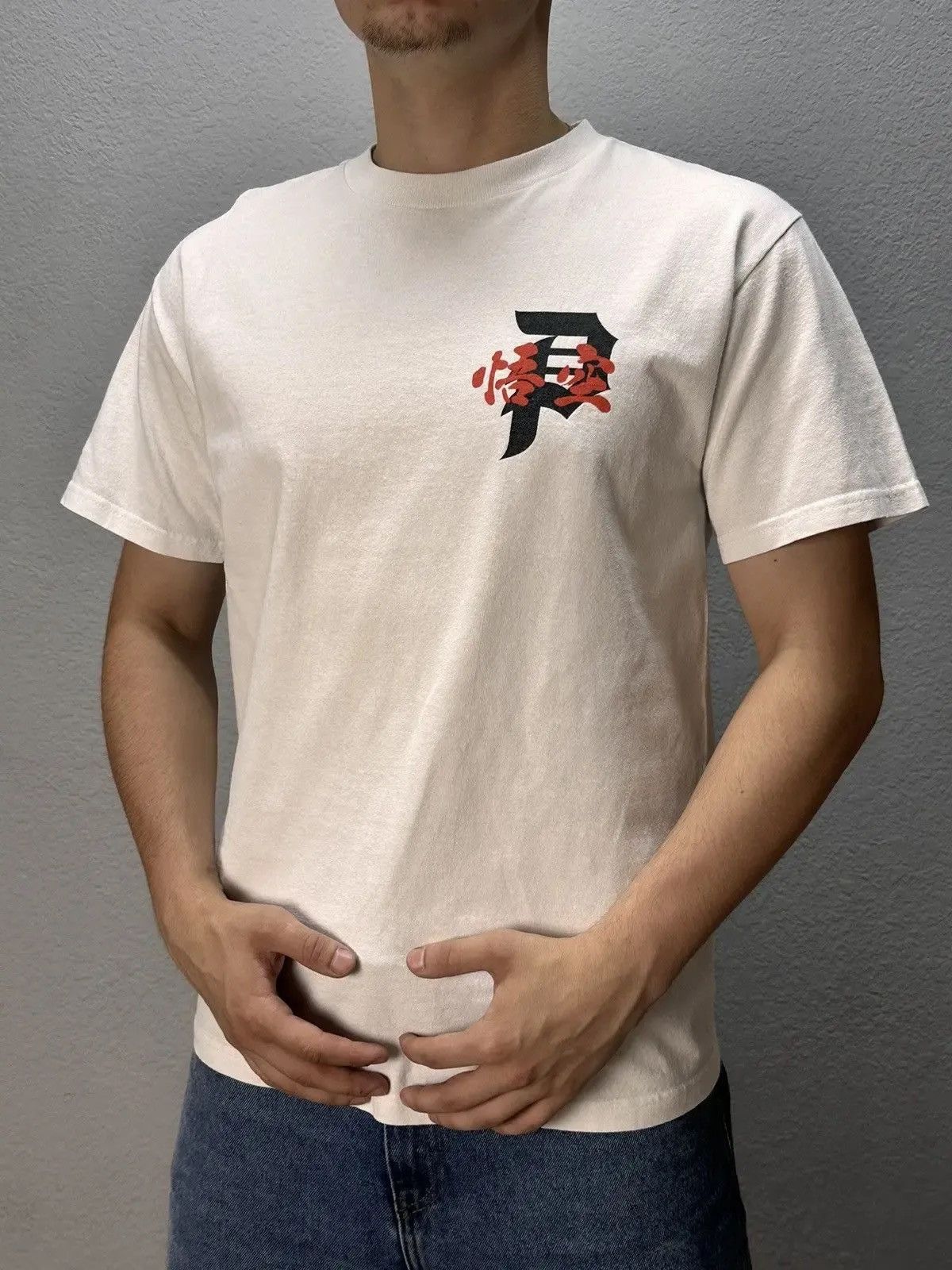 Anime × Vintage Vintage Dragon ball Anime Tee Y2K Z Super Saiyan son Goku Size US M / EU 48-50 / 2 - 7 Thumbnail