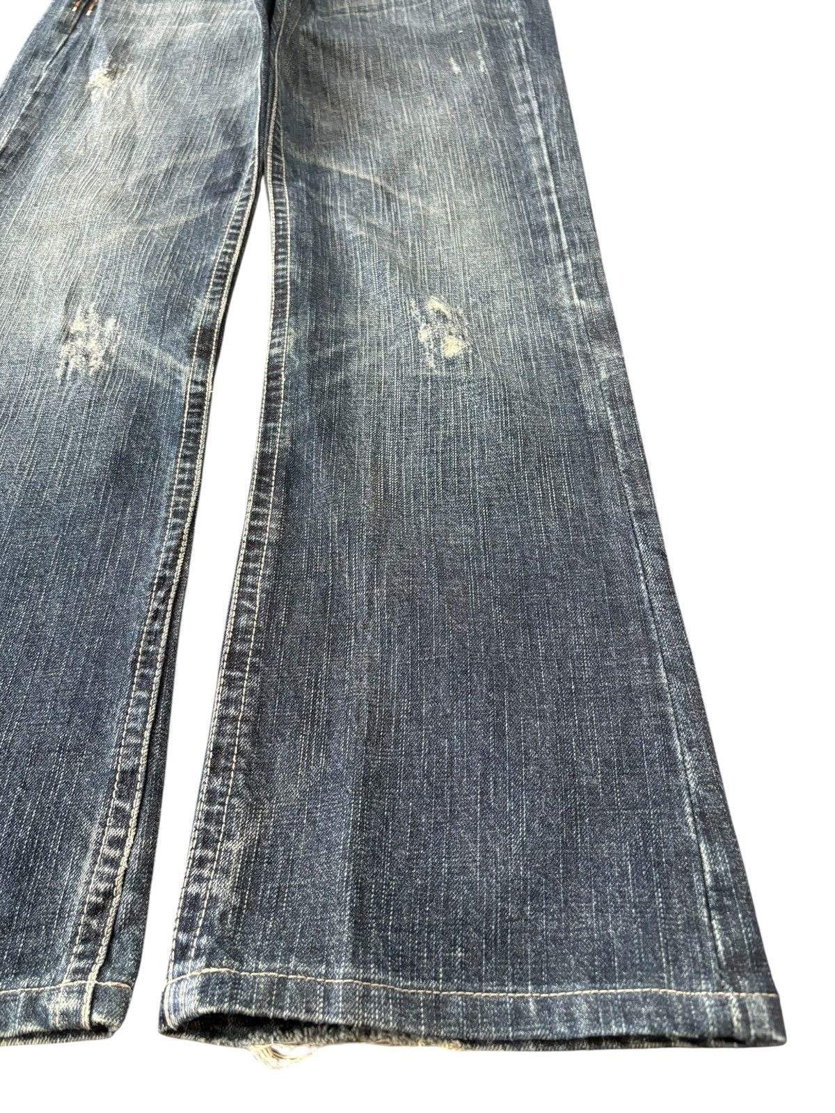 Japanese Brand Vintage Japanese Brand Distressed Bootcut Jeans Size US 30 / EU 46 - 7 Thumbnail