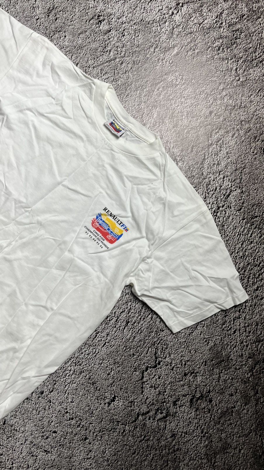 Formula 1 1996 Formula 1 uno Renault champions du monde vintage tee Size US L / EU 52-54 / 3 - 3 Thumbnail