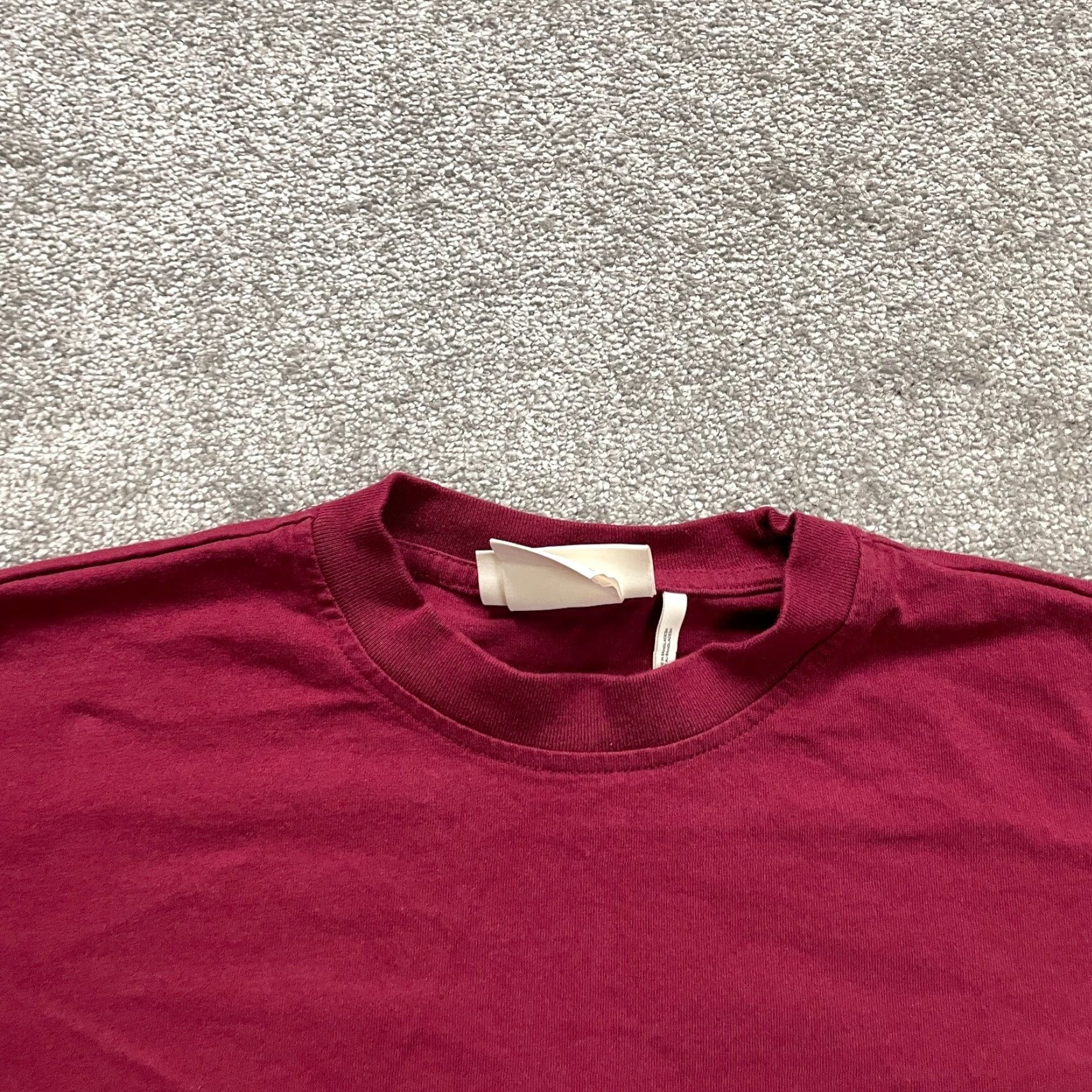 H&M H&M Shirt Mens M Red Cotton Mock Neck Long Sleeve T-Shirt Top Casual Knit Brand Logo Modern Classic Shirt 90s vibes Mens Size US M / EU 48-50 / 2 - 3 Thumbnail