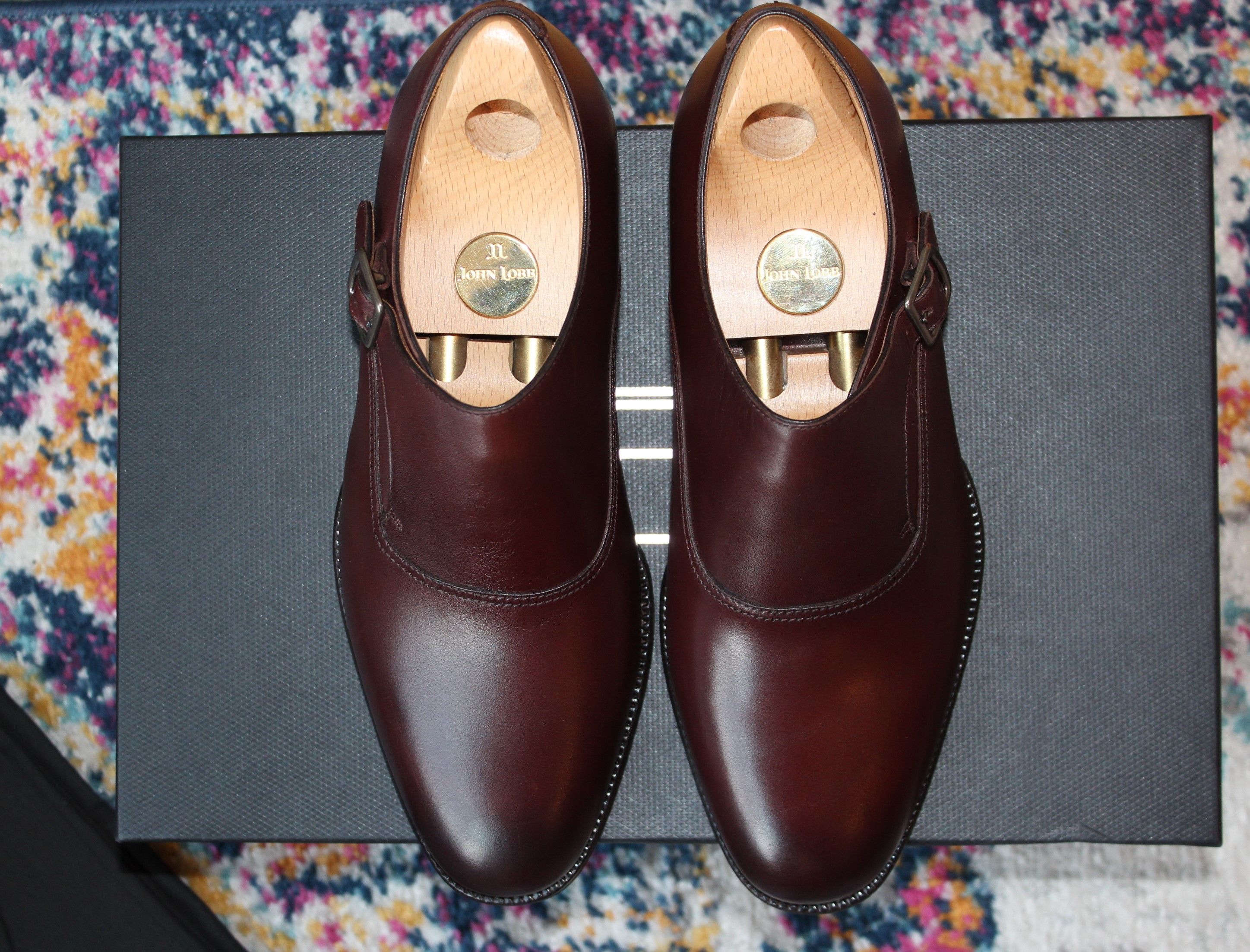 Alfred Dunhill Chaussures à Lacets En Cuir Marron Ref.1158048 - Joli Closet