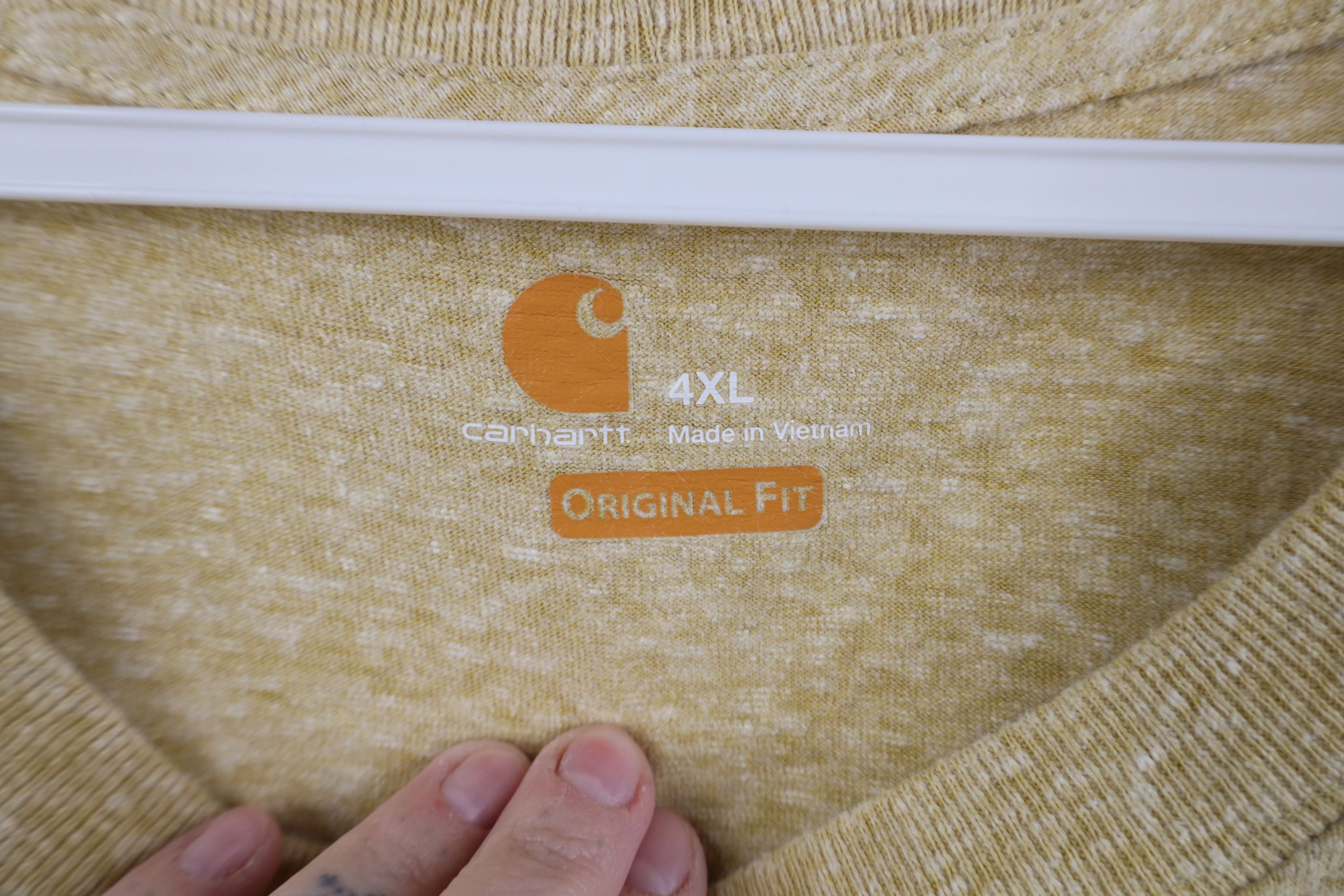 Carhartt Y2K Carhartt Spell Out Pocket Short Sleeve T-Shirt Cotton Size US XXL / EU 58 / 5 - 8 Thumbnail