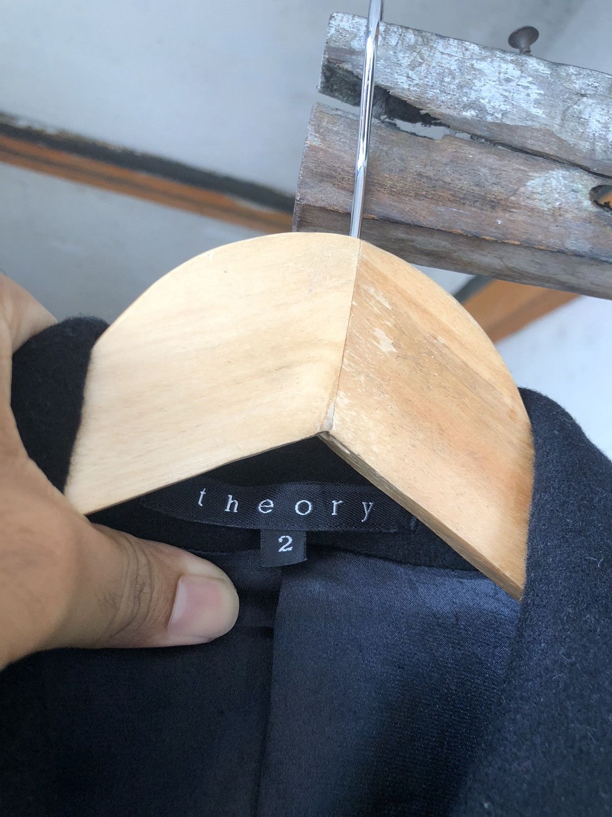 Theory 🏴 Theory Wool Blend Double Breasted Peacoat Size XS / US 0-2 / IT 36-38 - 2 Thumbnail