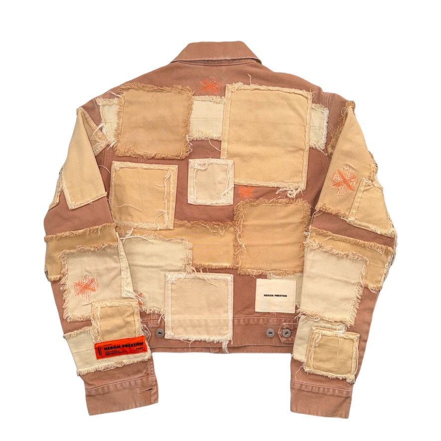 Heron Preston HERON PRESTON AW2021 PATCHWORK DENIM JACKET Size S / US 4 / IT 40 - 2 Thumbnail