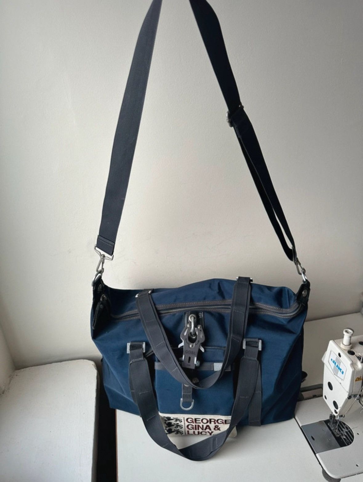 George Gina & Lucy George Gina Lucy Midrange navy vintage bag Size ONE SIZE - 4 Thumbnail