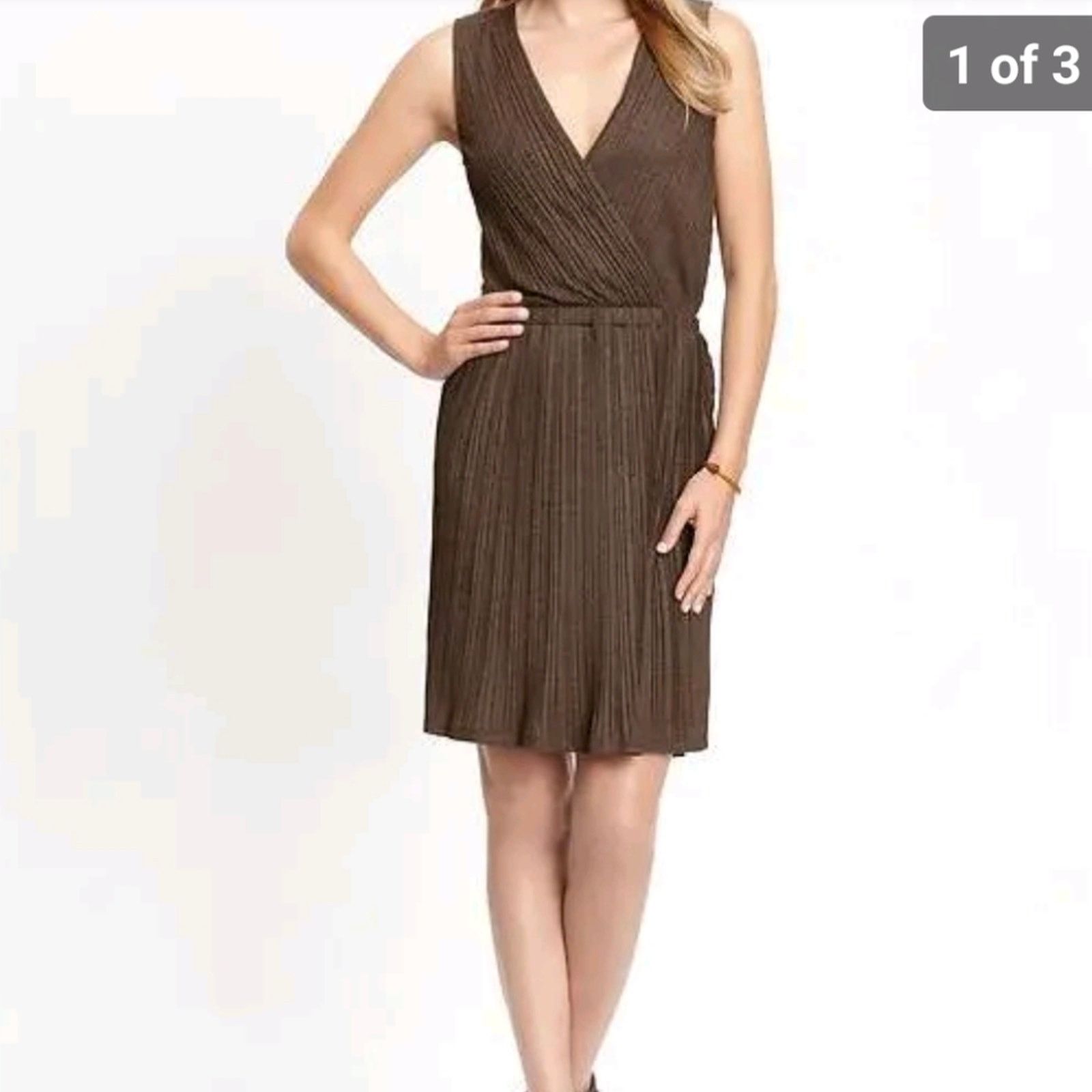Banana Republic Banana Republic Heritage Pleated Knit Dress - Small Size S / US 4 / IT 40 - 1 Thumbnail
