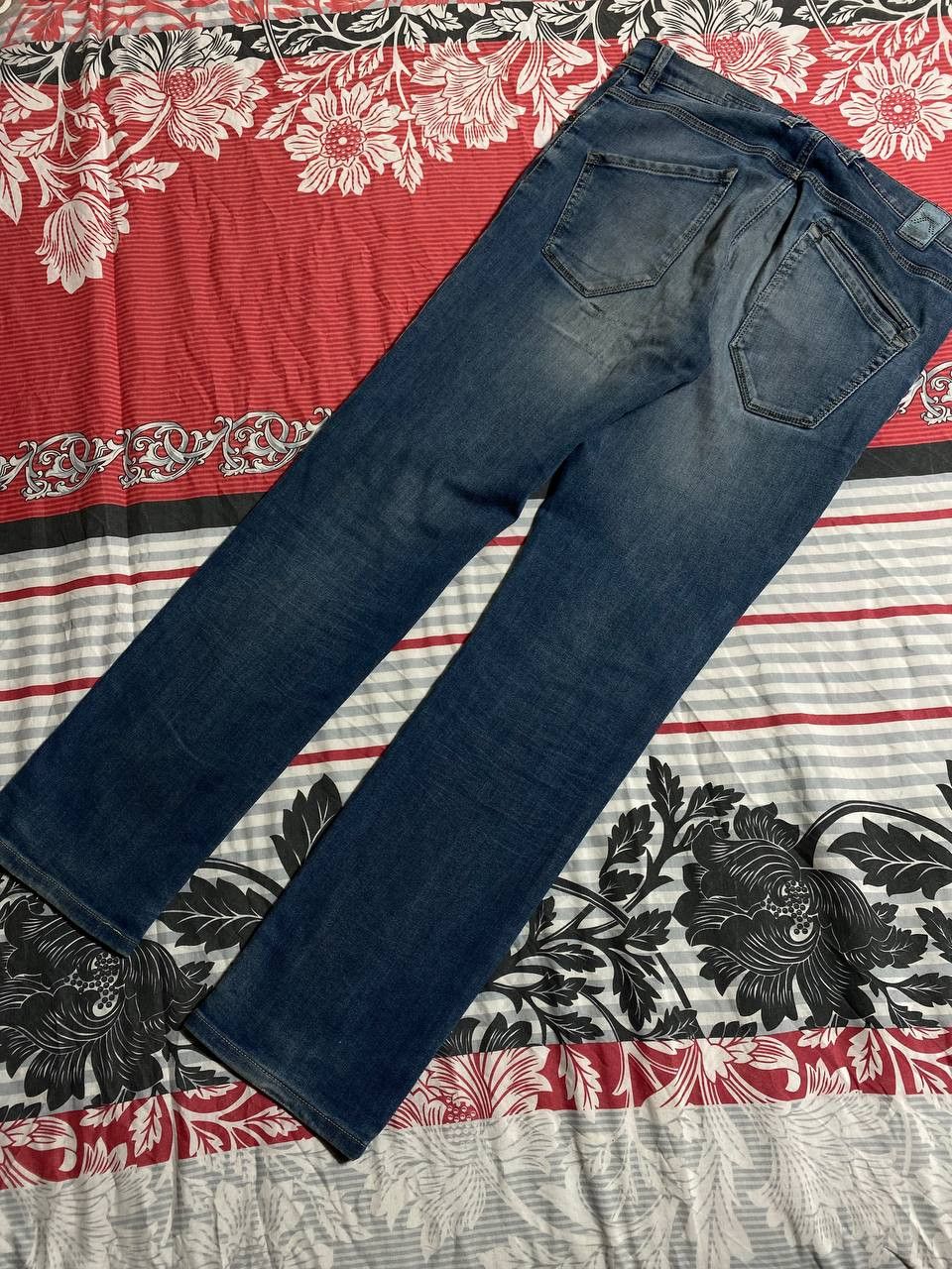 Alberto × Vintage Alberto Men Jeans Trousers Cotton REGULOR SLIM FIT Size US 35 - 22 Thumbnail