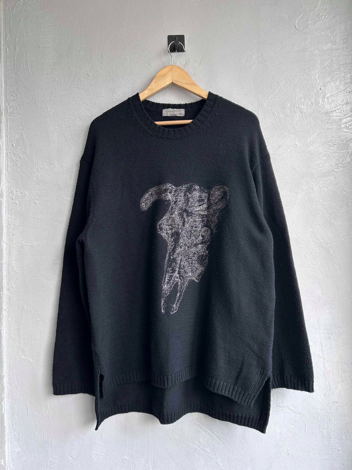 Yohji Yamamoto Skull Sweater | Grailed