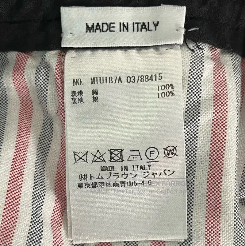 Other Thom Browne Black Casual Cotton Pants for Men . Size US 32 / EU 48 - 4 Thumbnail