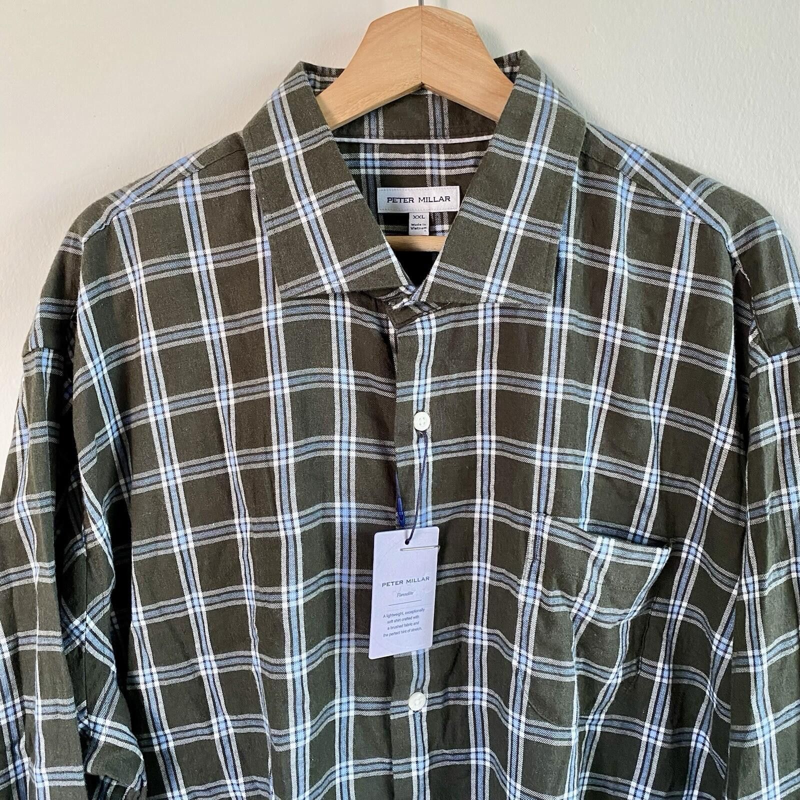 Peter Millar Peter Millar NWT Flannelite Button Down Shirt Size 2XL Size US XXL / EU 58 / 5 - 1 Thumbnail