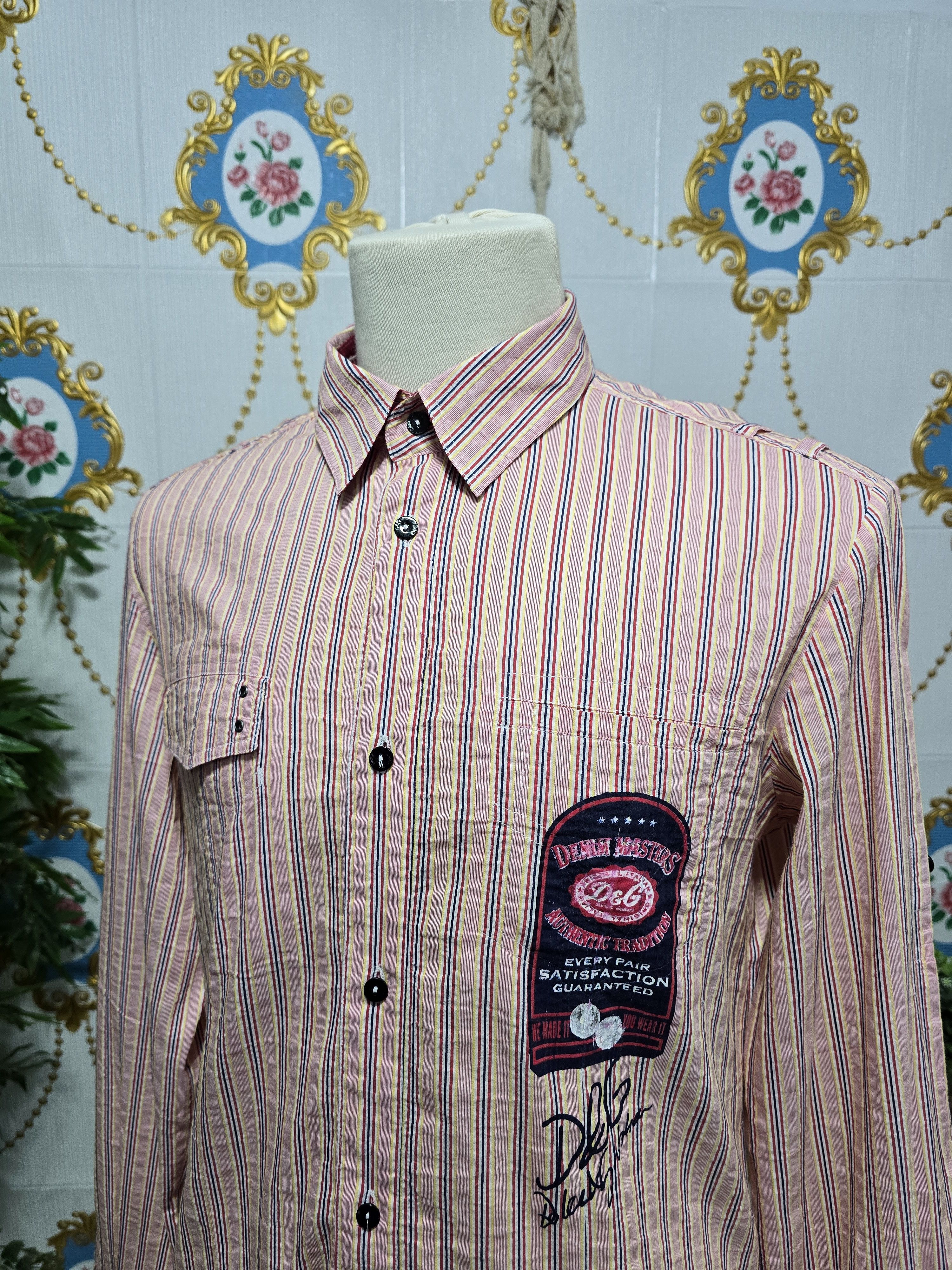 Dolce & Gabbana × Vintage DOLCE & GABBANA shirt Men VINTAGE 2000' RARE MEDIUM Size US M / EU 48-50 / 2 - 8 Thumbnail