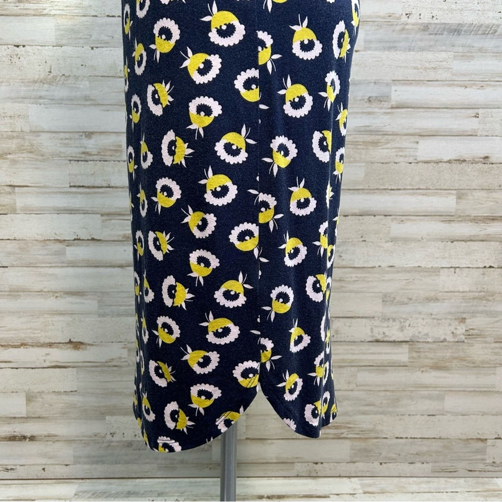Boden Boden Lois Knit Sleeveless Floral Dress Size 6 Navy Yellow Size M / US 6-8 / IT 42-44 - 7 Thumbnail