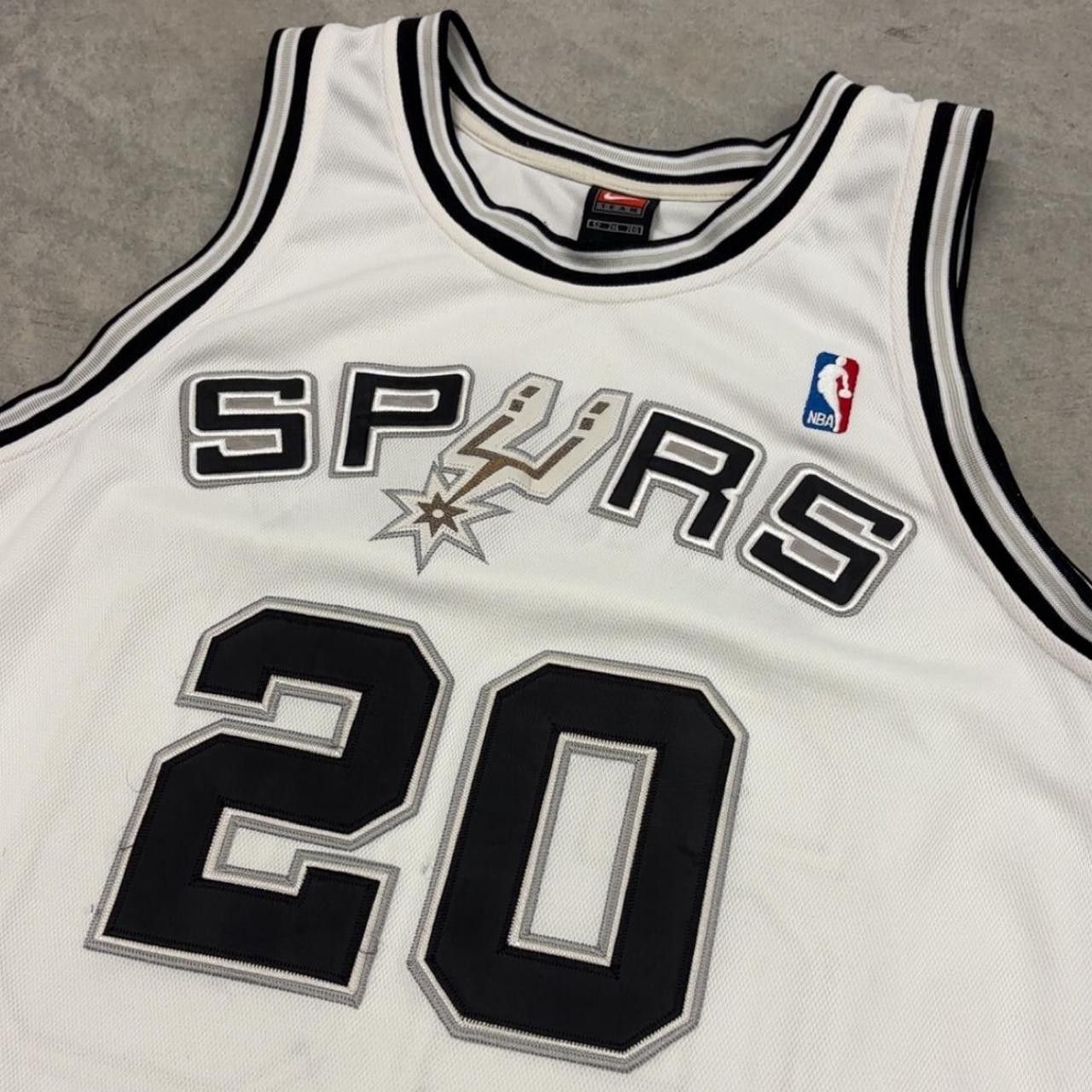 Nike Vintage Manu Ginobili San Antonio Spurs Stitched Jersey Size US XXL / EU 58 / 5 - 2 Thumbnail