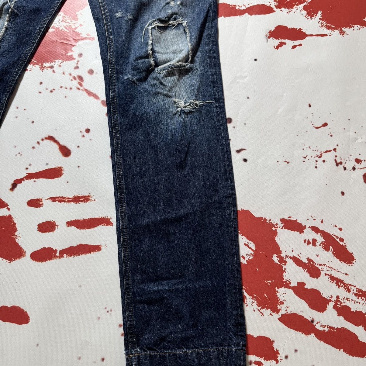 Dolce & Gabbana vintage y2k distressed flared dolce gabbana jeans Size US 36 / EU 52 - 5 Thumbnail