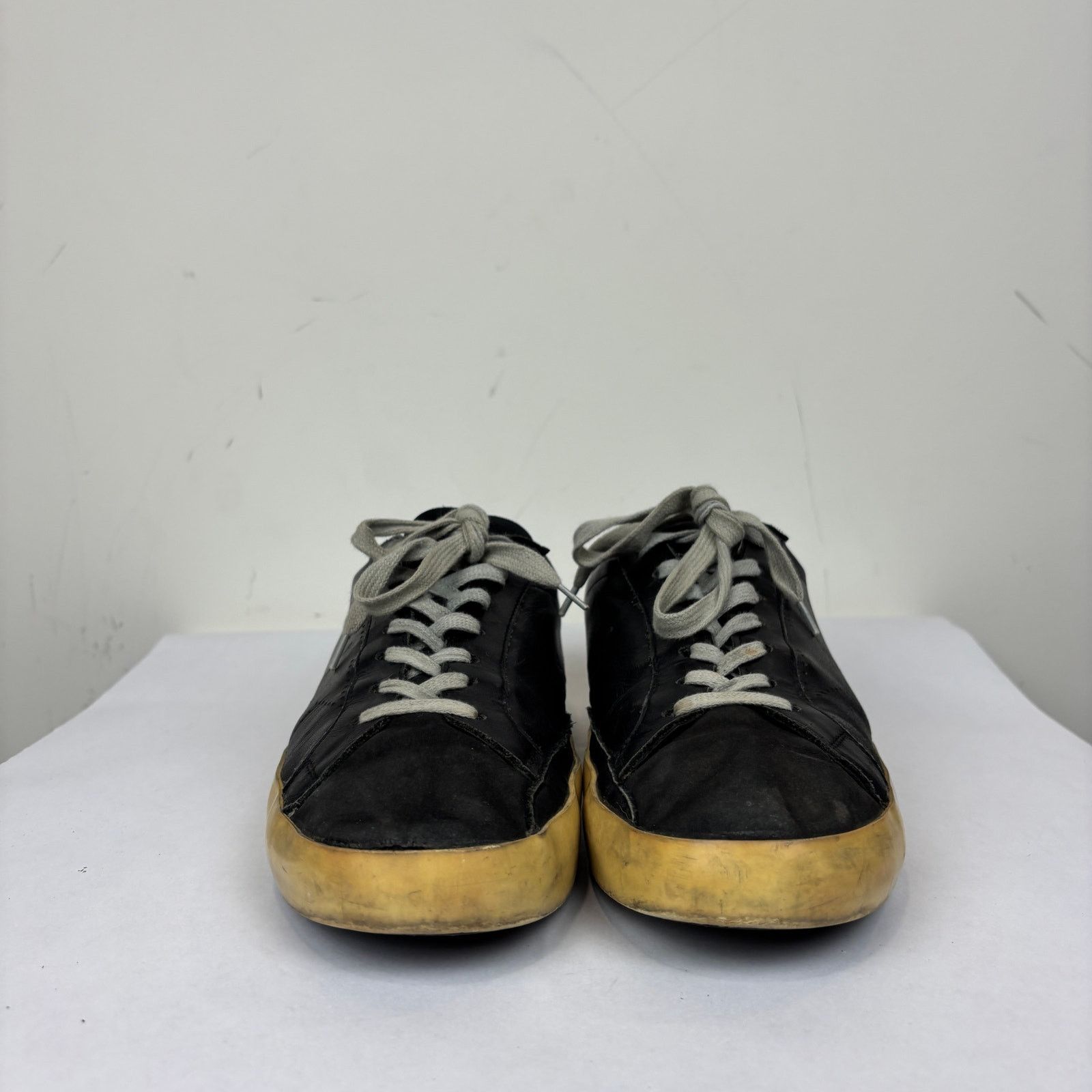 Golden Goose Golden Goose Superstar GGDB Black Leather Sneakers 42 US 9 Size US 9 / EU 42 - 2 Thumbnail