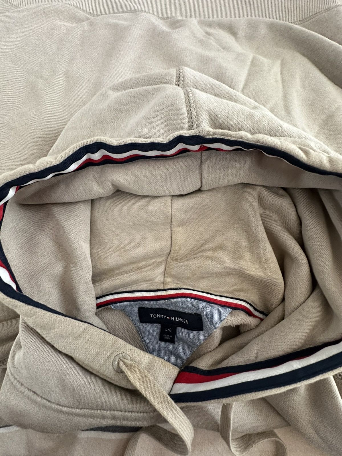 Tommy Hilfiger Tommy Hilfiger Tan Hoodie Size US L / EU 52-54 / 3 - 4 Thumbnail