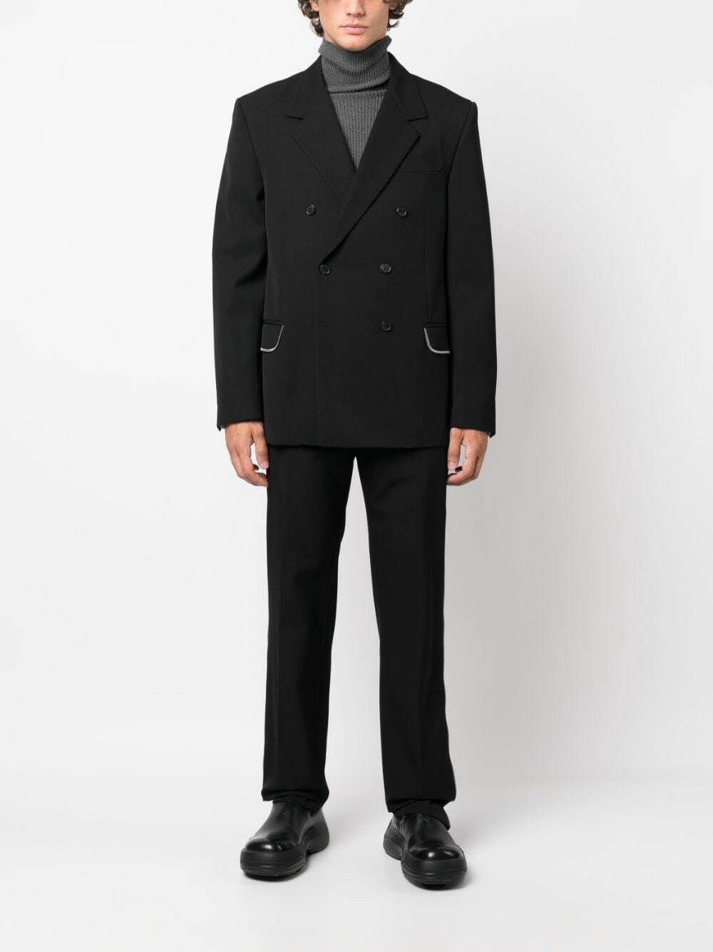 Off-White o1y0225 Blazer in Black Size US M / EU 48-50 / 2 - 5 Thumbnail