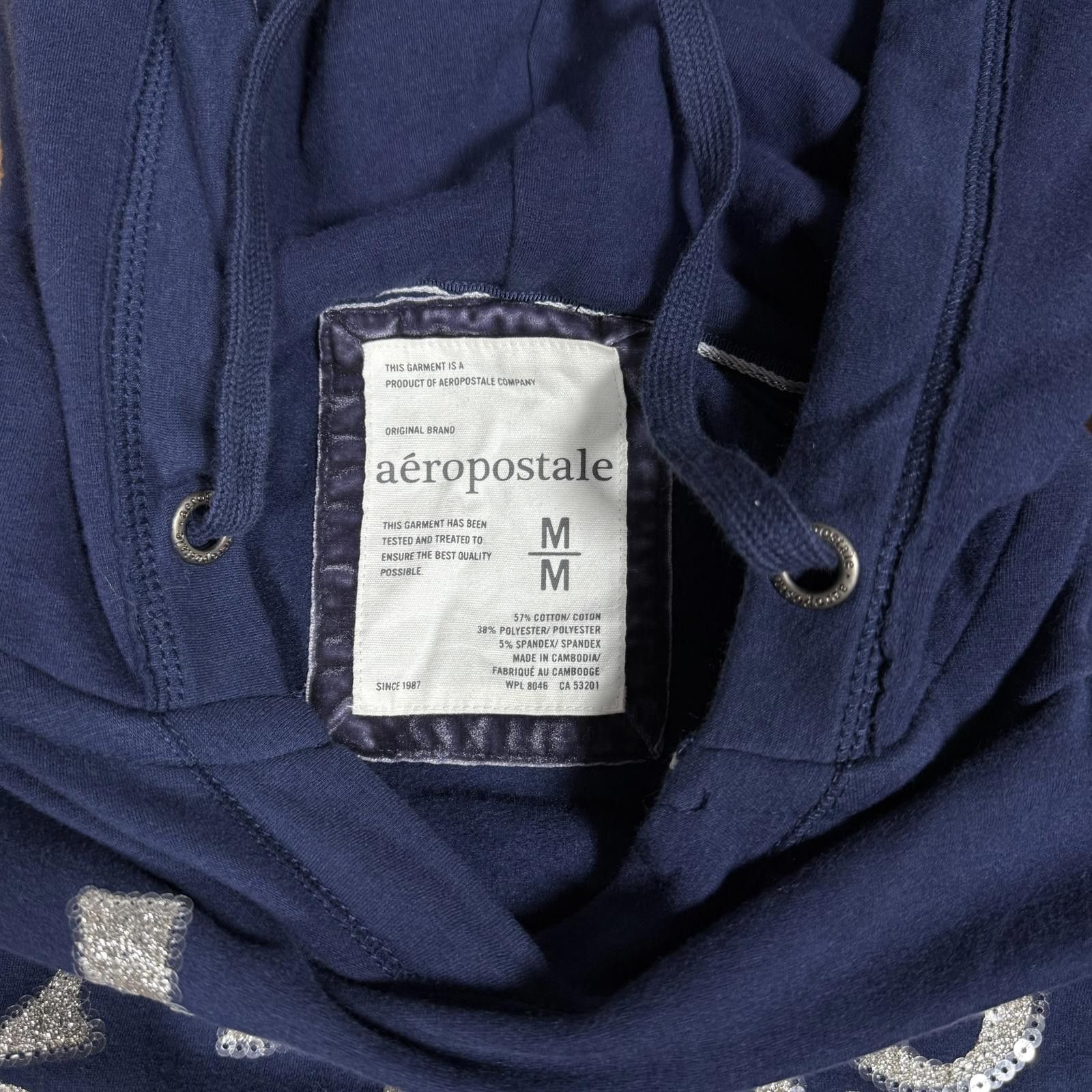 Aeropostale Aeropostale Navy Graphic Hoodie Women’s Medium Size M / US 6-8 / IT 42-44 - 5 Thumbnail