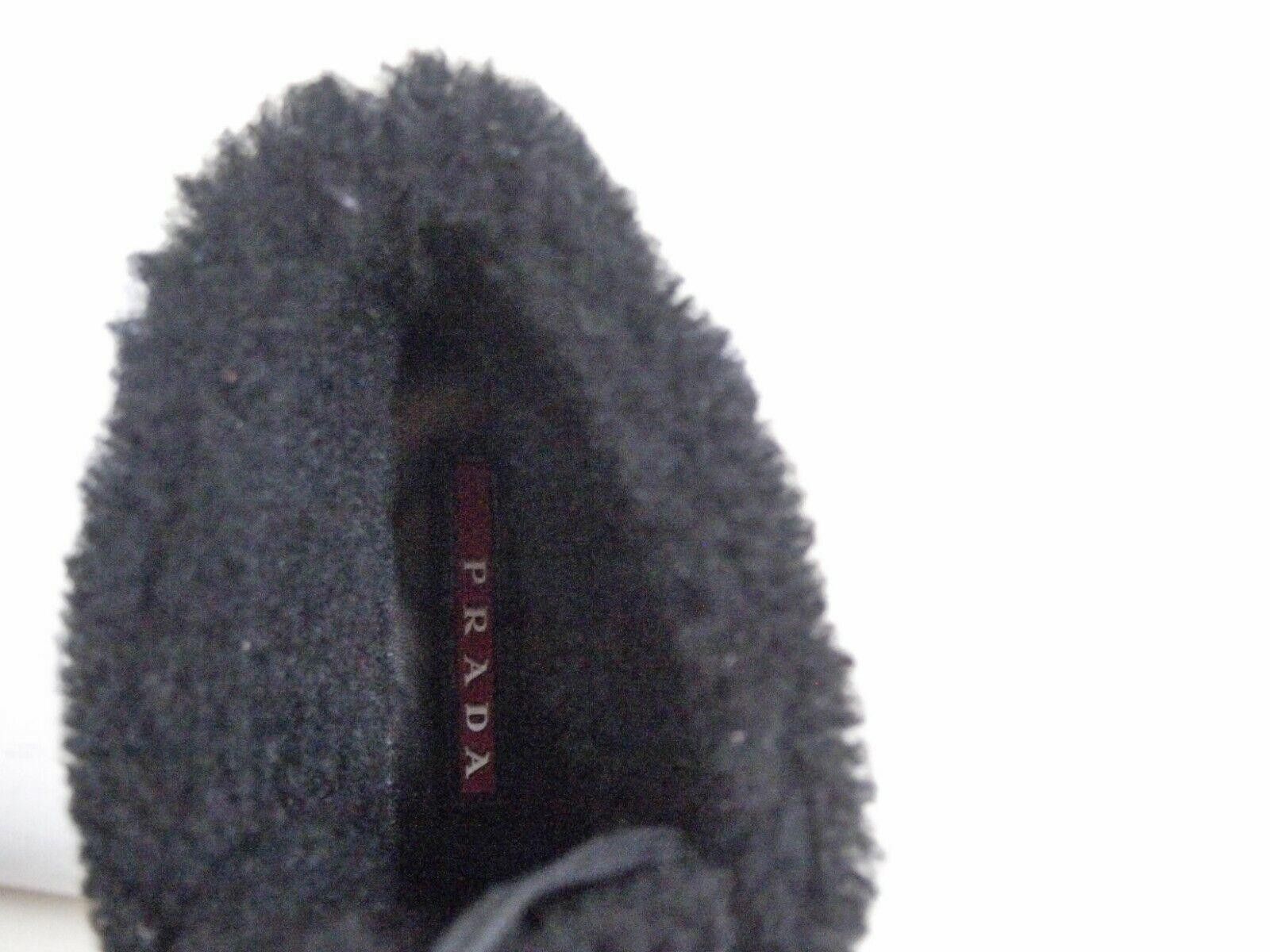 Prada Prada Fur Trimmed High Heel Booties Black Suede US 7 EU 37 Size US 7 / IT 37 - 5 Thumbnail