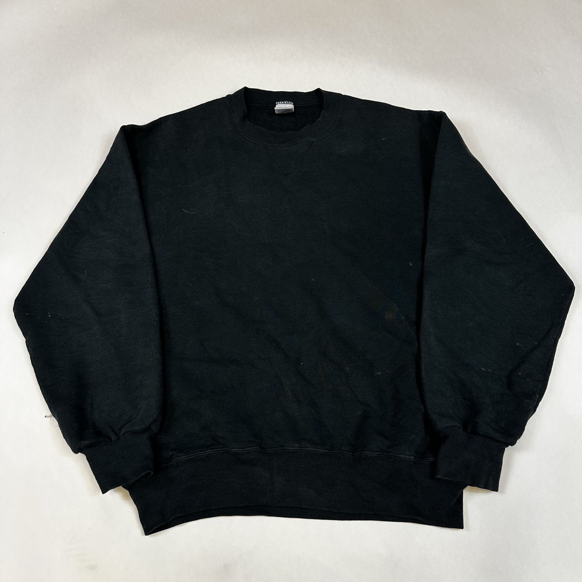 Russell Athletic Vintage Russell Athletic Black Crewneck Sweatshirt M Cotton Size US M / EU 48-50 / 2 - 1 Thumbnail
