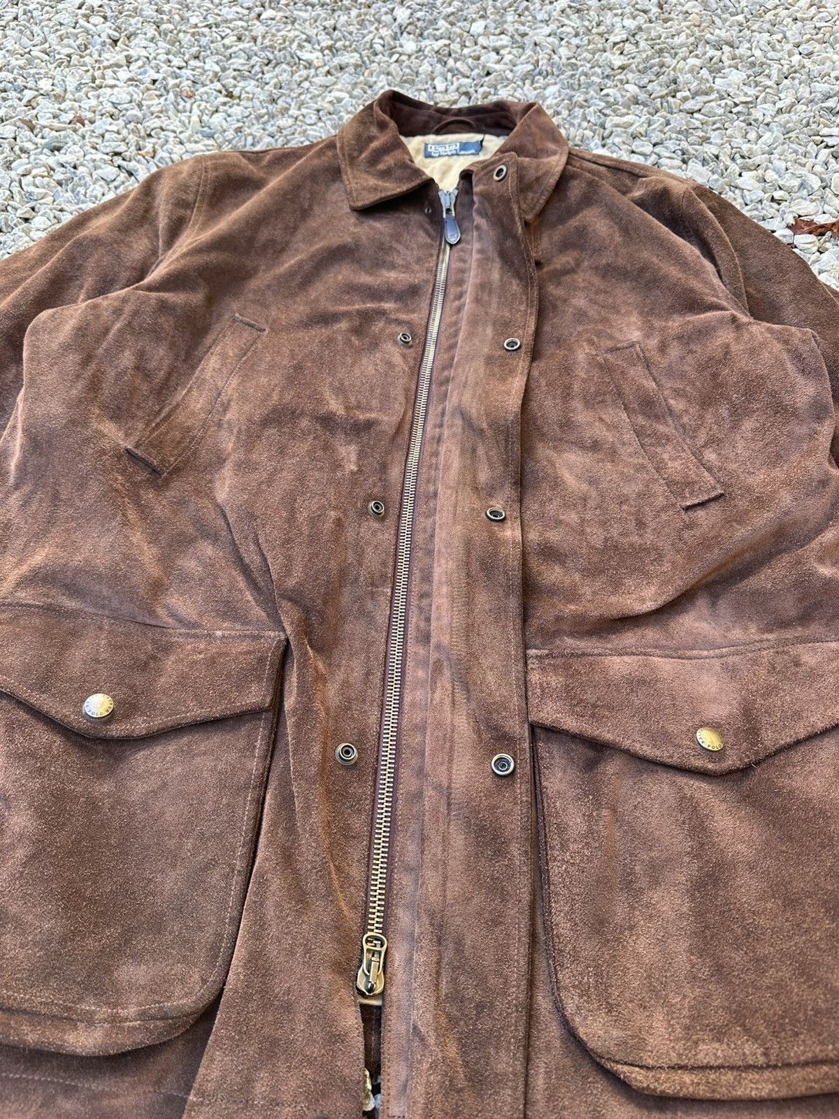 Polo Ralph Lauren Vintage Polo Ralph Lauren Mantel Jacket Braun Rare Size US XL / EU 56 / 4 - 10 Thumbnail