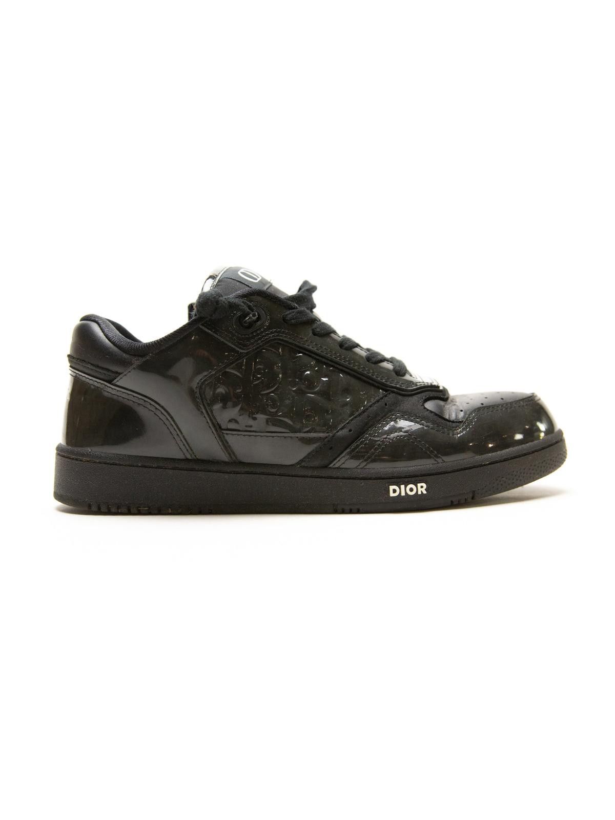Dior Dior B27 Low Black Patent Dior Oblique Trainers Size US 8 / EU 41 - 2 Thumbnail