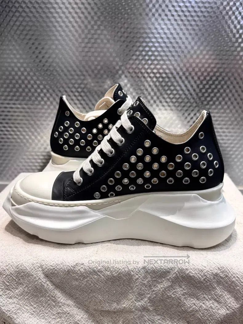 Rick Owens Rick Owens Tank-soled leather low-top casual shoes underwi Size US 5.5 / IT 35.5 - 5 Thumbnail