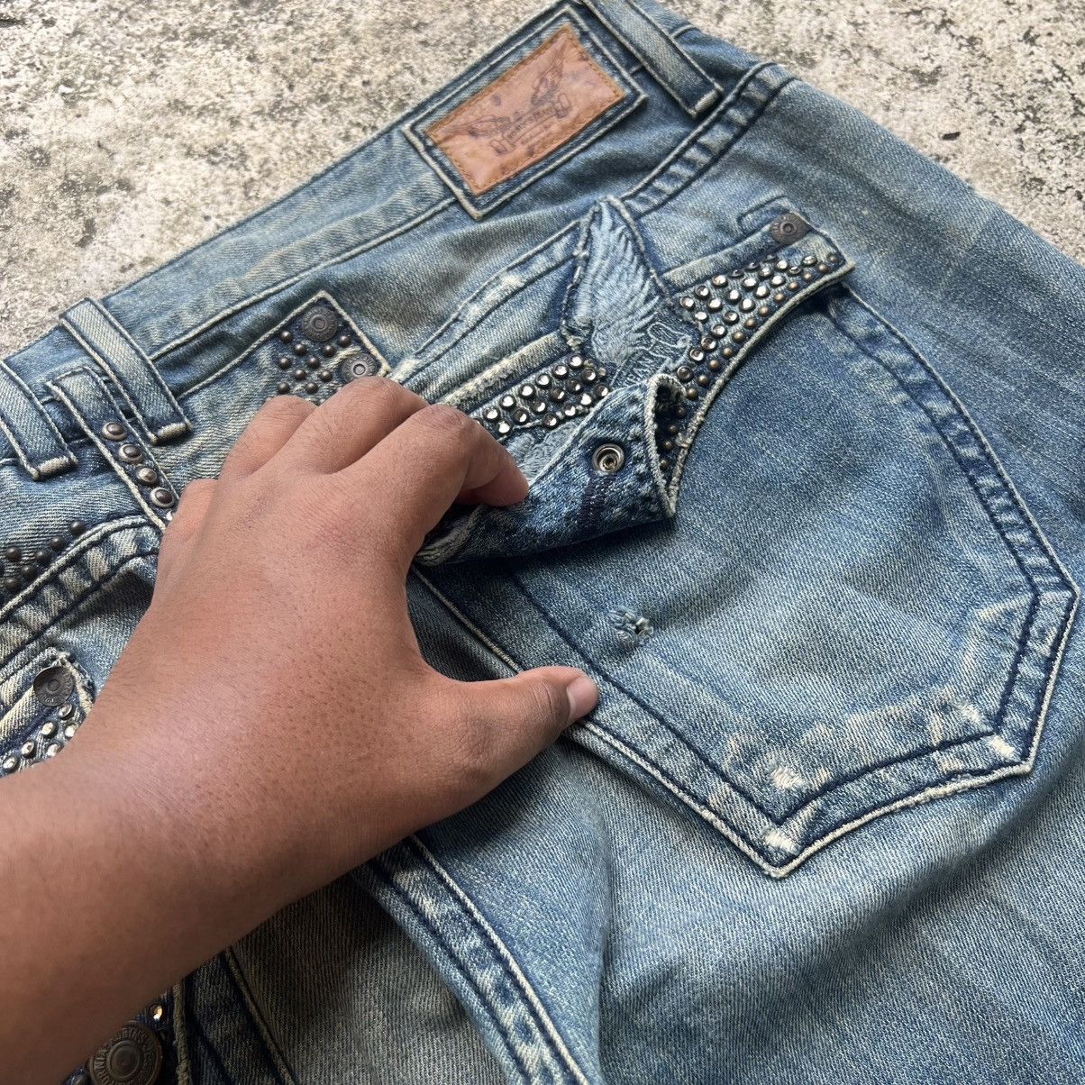 Robins Jeans “VINTAGE” ROBINS JEAN STUDDED POCKET DENIM JEANS Size US 40 / EU 56 - 23 Thumbnail