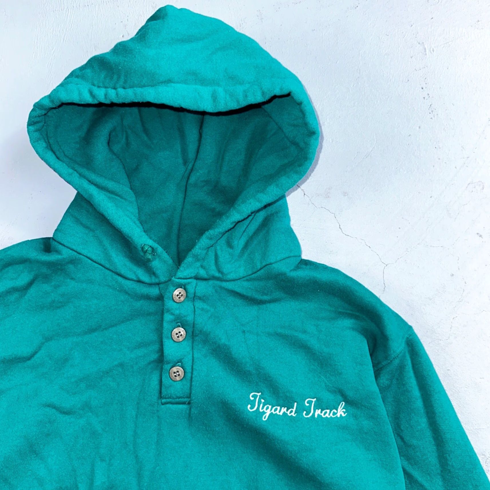 Russell Athletic VINTAGE Russell Athletic Sweatshirt Tigard Track VTG Hoodie Green 90s USA Oregon PDX Shirt Mens M Green 90s College Sports Logo Size US M / EU 48-50 / 2 - 3 Thumbnail