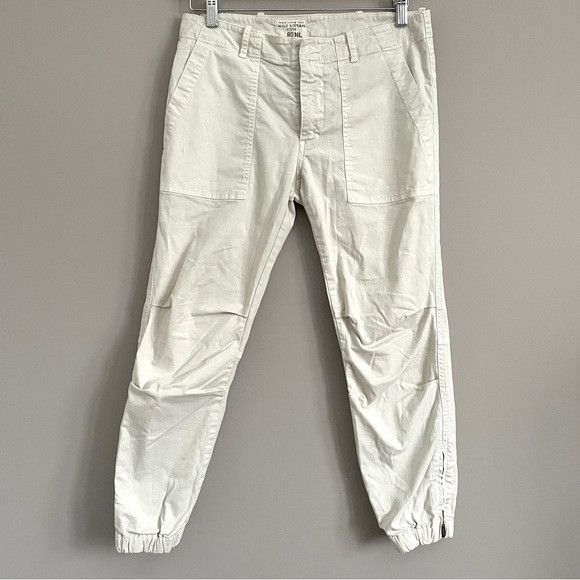 Nili Lotan Nili Lotan Cropped Military Pants in Eggshell - 6 🇺🇸 Size 28" / US 6 / IT 42 - 2 Thumbnail
