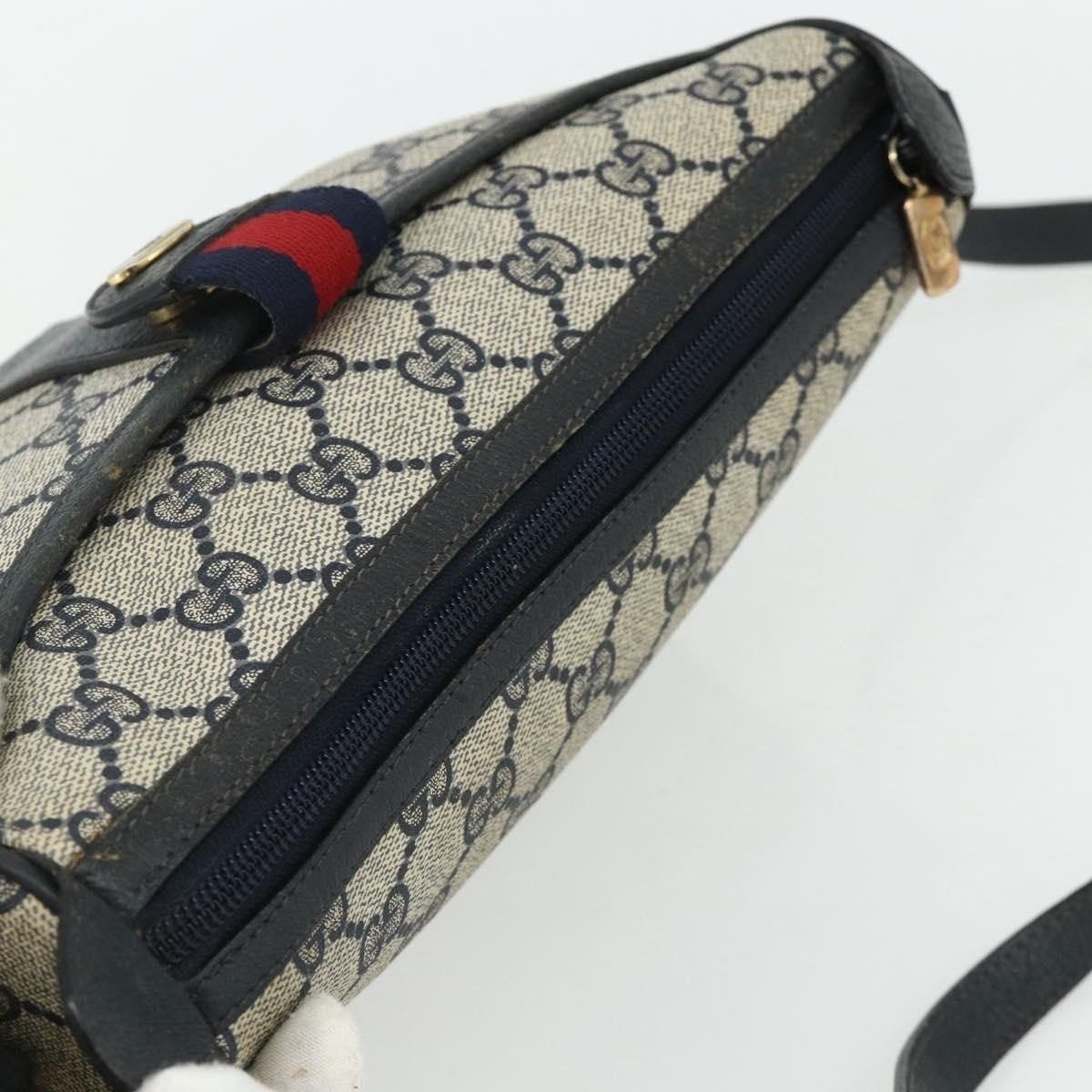 Gucci Gucci GG Supreme Web Shoulder Bag 89 Blue Size ONE SIZE - 13 Thumbnail