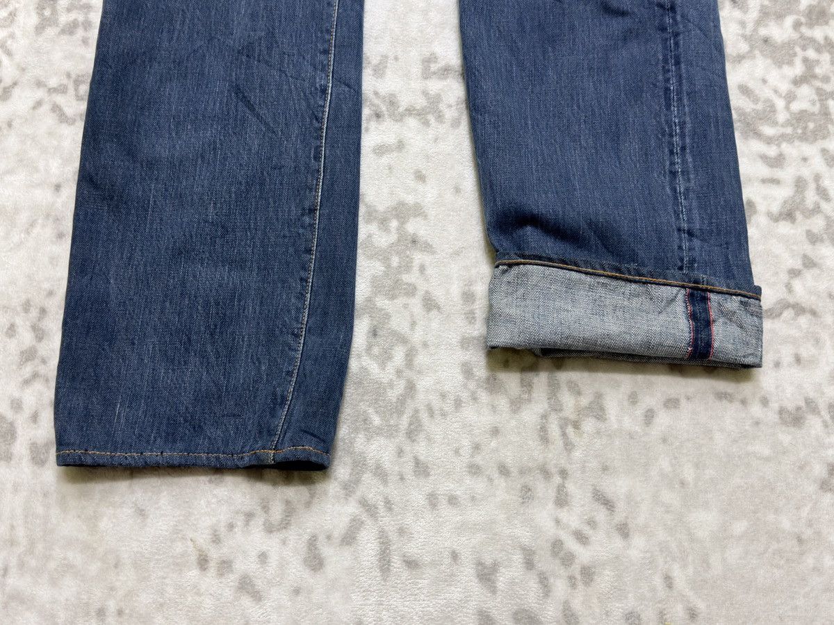 45rpm Vintage 45RPM Selvedge Indigo Button Fly Fade Denim Jeans Size US 32 / EU 48 - 7 Thumbnail