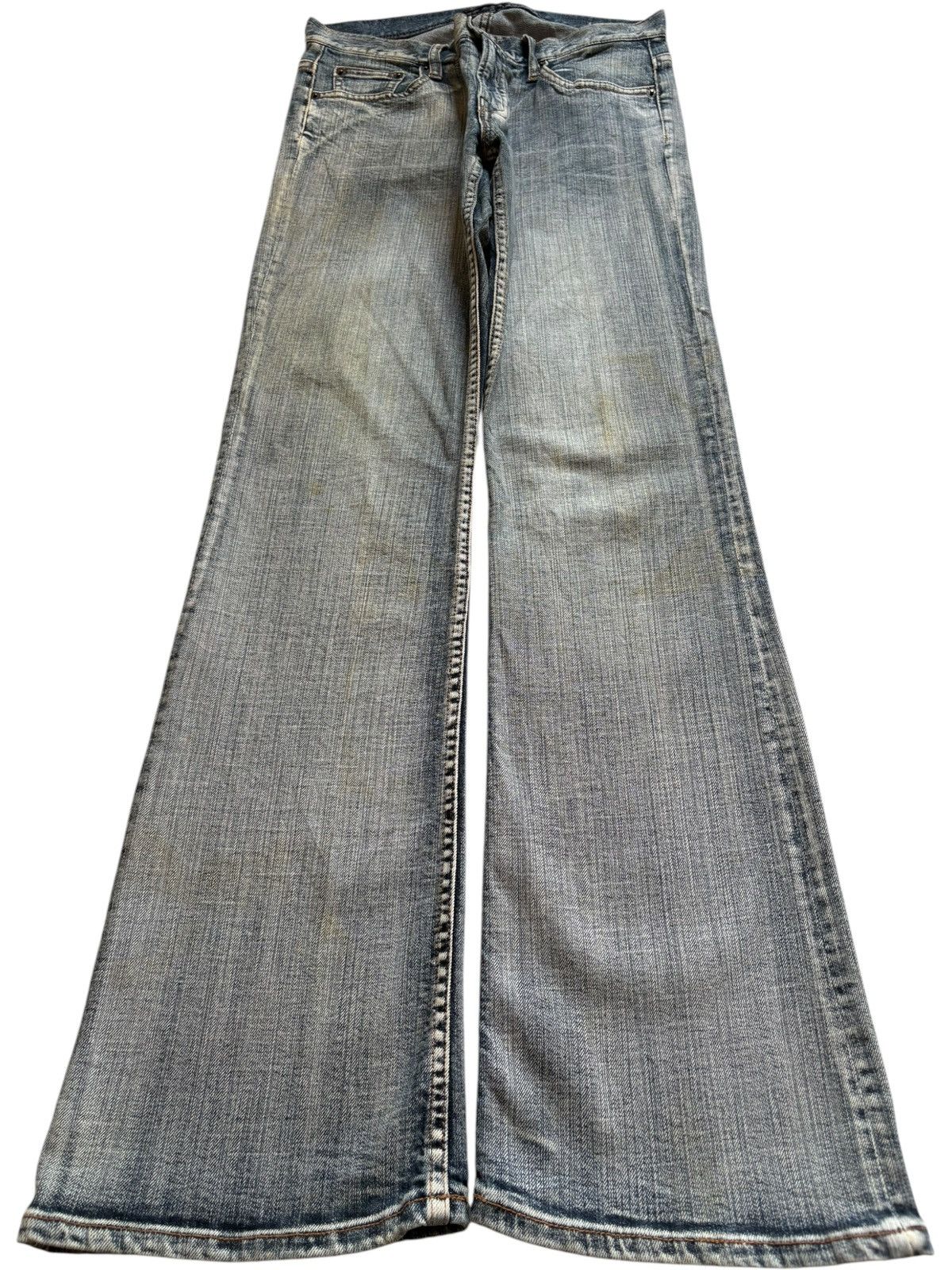 Japanese Brand Vintage Japanese Brand Mud Wash Flare Jeans Size US 34 / EU 50 - 1 Thumbnail
