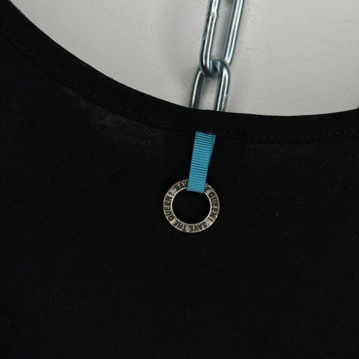 Japanese Brand × Vintage save the queen mesh tank top gaultier style made in italy Size M / US 6-8 / IT 42-44 - 9 Thumbnail