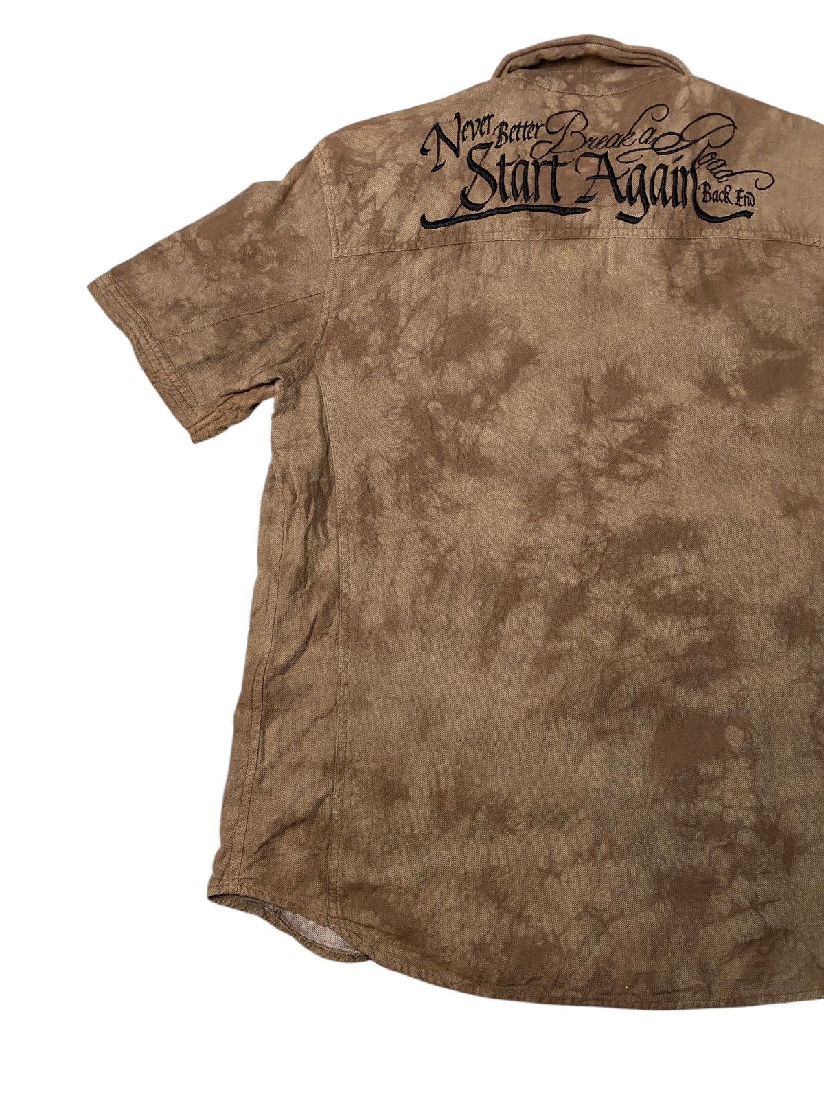 If Six Was Nine 2000's In The Attic Poem Mudwash Button Ups Size US M / EU 48-50 / 2 - 9 Thumbnail