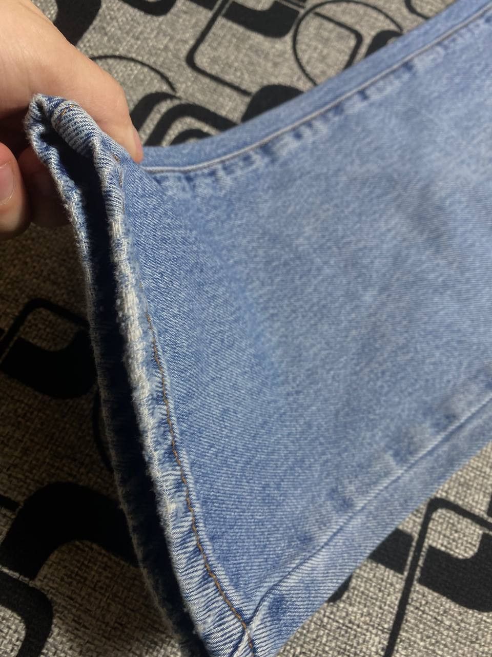 Japanese Brand Crazy Crash Dirty Baggy Faded Jean Japan Avant Garde Style Size US 26 / EU 42 - 17 Thumbnail