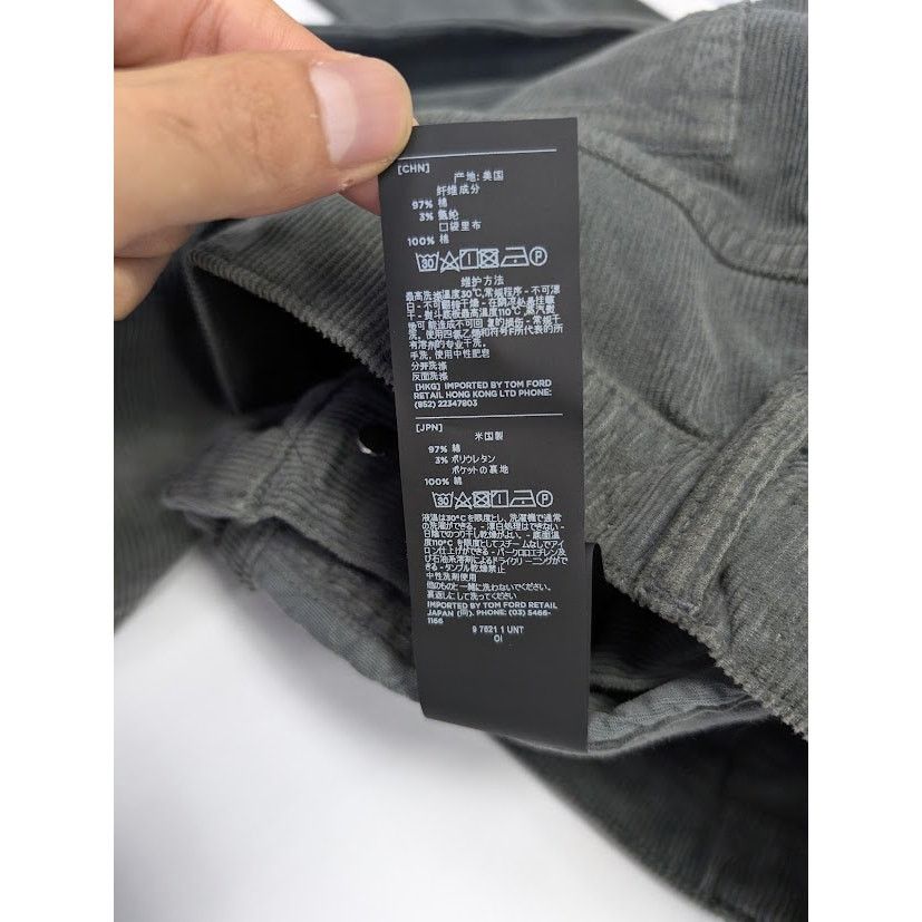 Tom Ford o1rshd1 Denim Straight Jeans in Dark Grey Size US 38 / EU 54 - 21 Thumbnail
