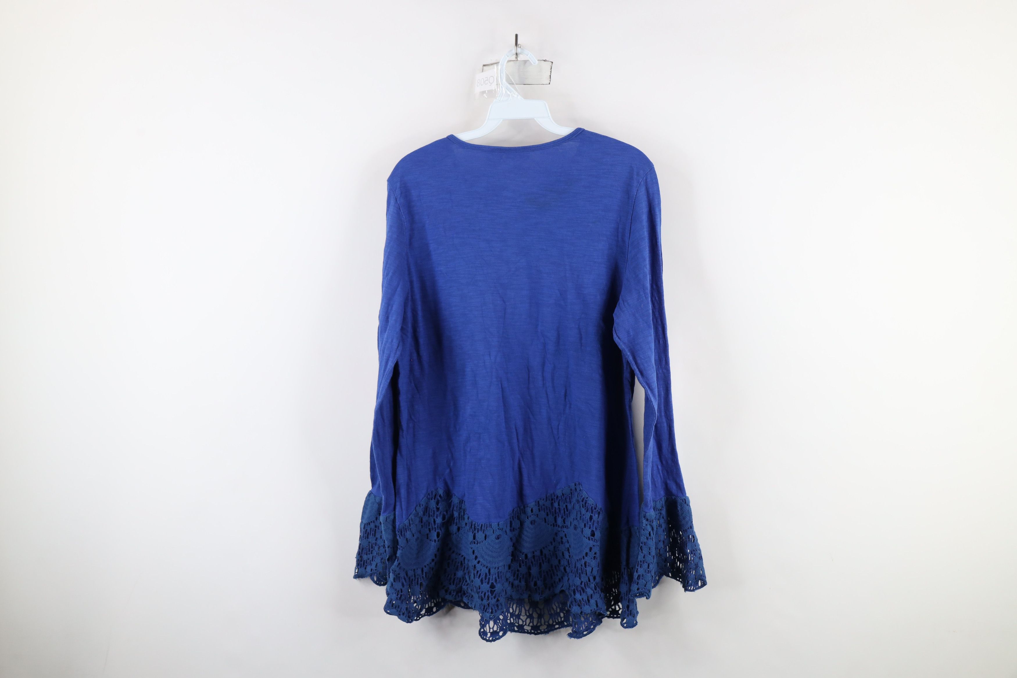 Vintage Vintage Y2K Baby Doll Chic Lace Flared Tunic T-Shirt Size M / US 6-8 / IT 42-44 - 11 Thumbnail