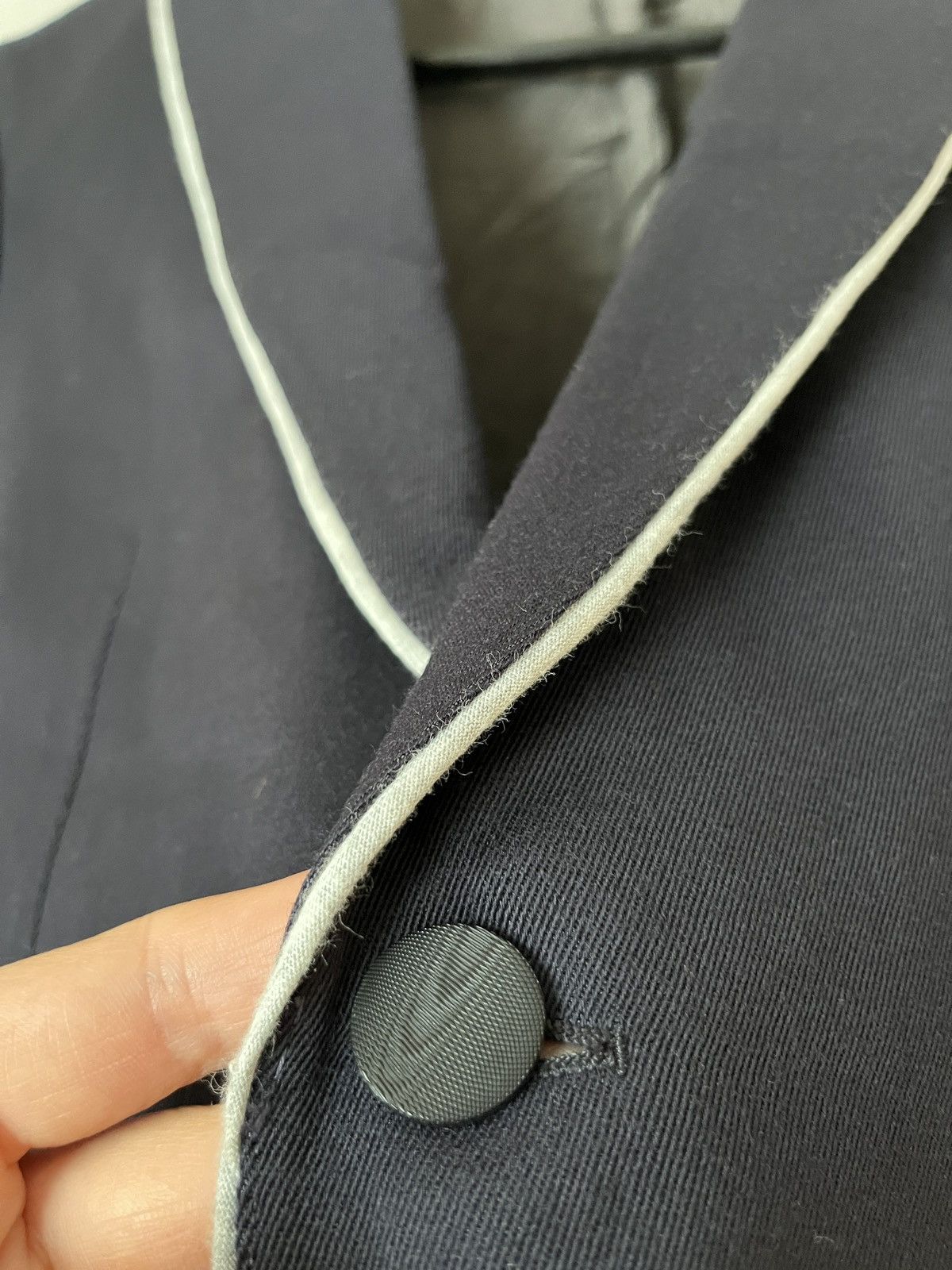 Tonello Tonello Deep Blue Heavy Blazer Size 46R - 8 Thumbnail
