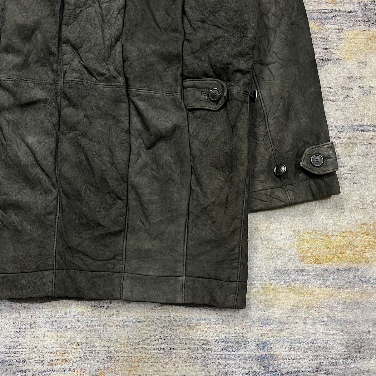 Issey Miyake Vintage Issey Miyake coat leather jacket Size US L / EU 52-54 / 3 - 10 Thumbnail