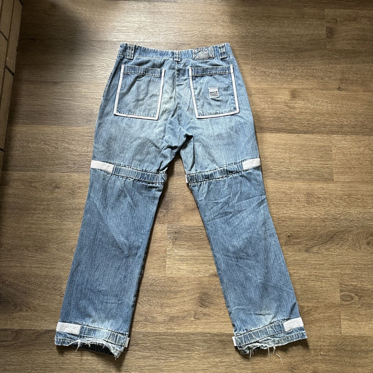 Marithe + Francois Girbaud Marithe Francois Girbaud Denim Jeans Size US 36 / EU 52 - 6 Thumbnail
