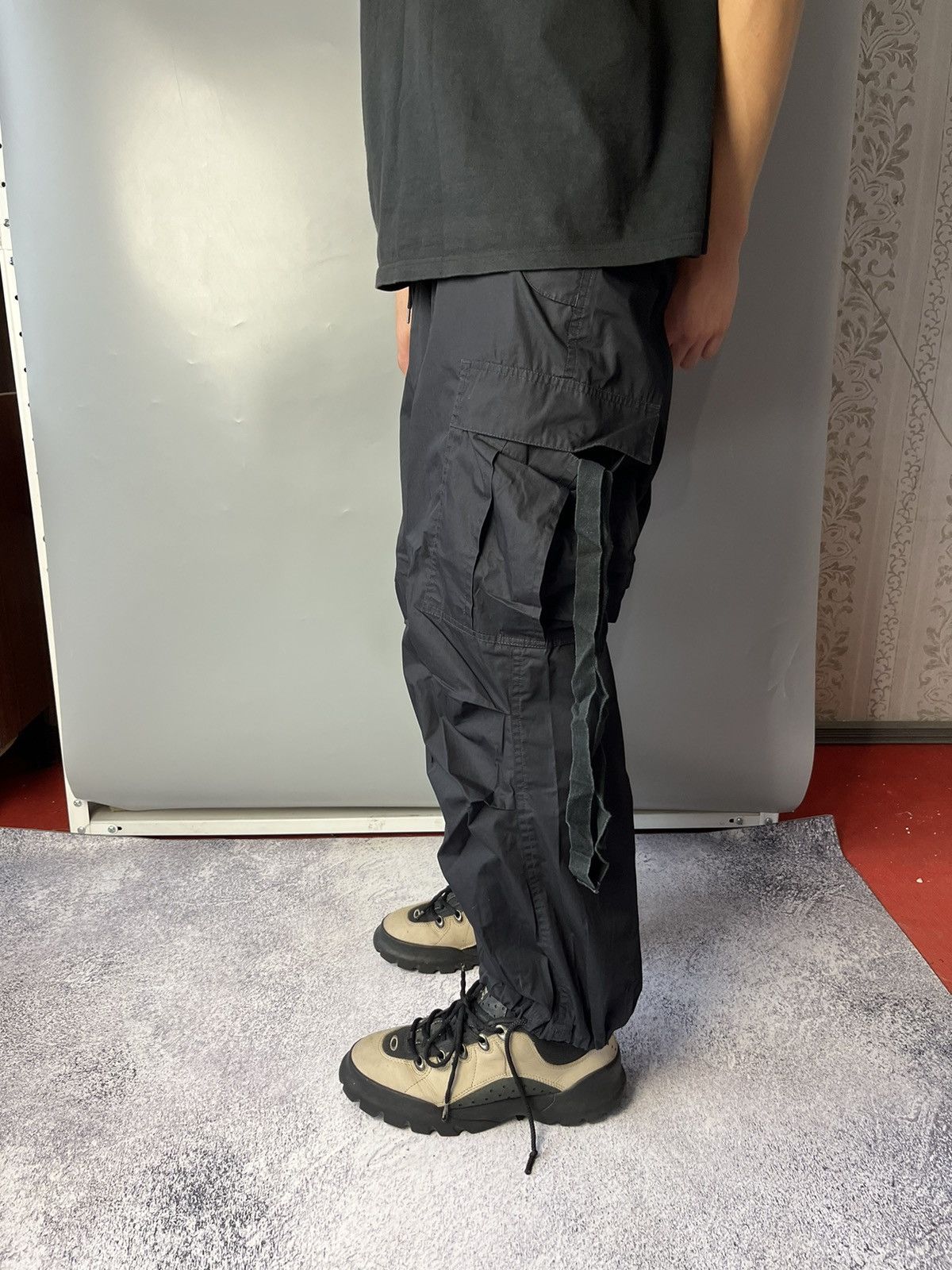 Japanese Brand (RARE) G.O.A. Parachute Flared Cargos with