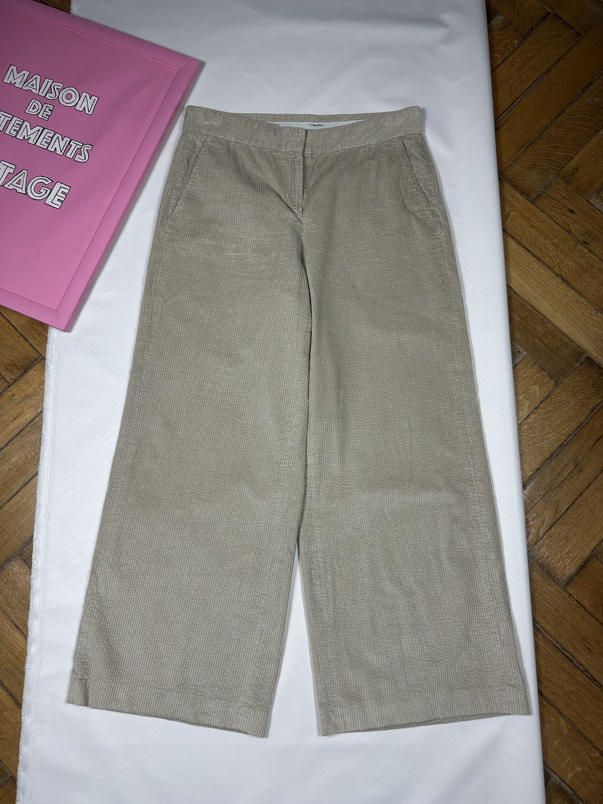 Max Mara S Max Mara Tania Corduroy Pants Size 32" / US 10 / IT 46 - 3 Thumbnail
